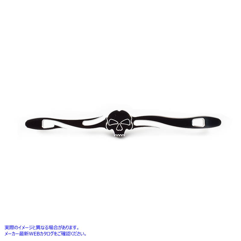 21-0820 ブラック シフター ロッド スカル スタイル 取寄せ Vツイン Black Shifter Rod Skull Style (検索用／