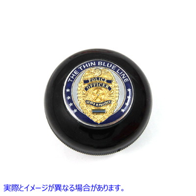 21-0986 警察バッジシフターノブ 取寄せ Vツイン Police Badge Shifter Knob (検索用／