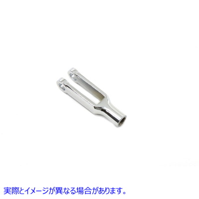 21-2033 フォーククロームロッドエンドクレビス 取寄せ Vツイン Forked Chrome Rod End Clevis (検索用／