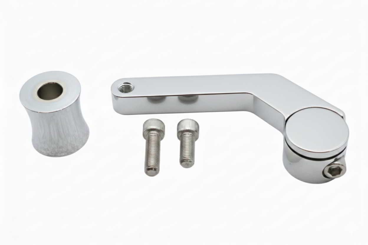 21-3010 取寄せ Vツイン AEE Shorty Shifter Arm Spacer Chrome (検索用／)