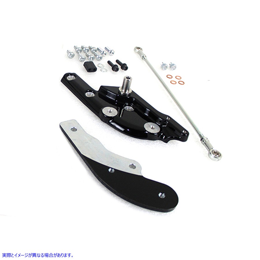 22-0130 ブラック エクステンデッド リーチ フォワード コントロール キット 取寄せ Vツイン Black Extended Reach Forward Cont