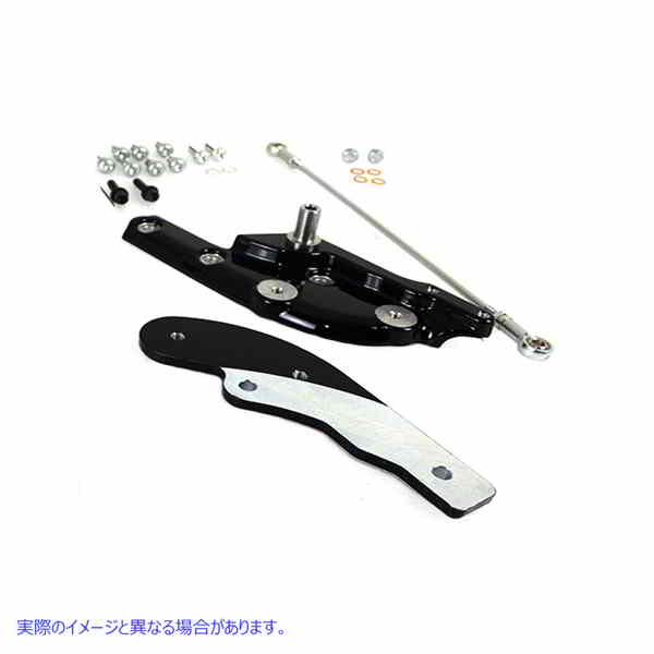 22-0131 ブラック エクステンデッド リーチ フォワード コントロール キット 取寄せ Vツイン Black Extended Reach Forward Cont
