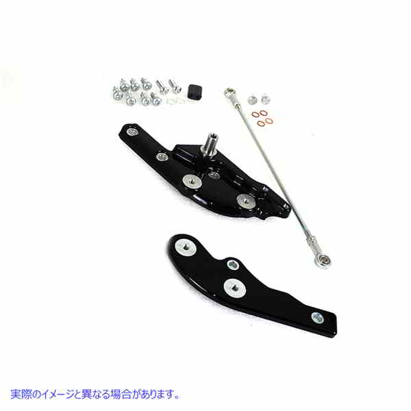22-0132 ブラック エクステンデッド リーチ フォワード コントロール キット 取寄せ Vツイン Black Extended Reach Forward Cont
