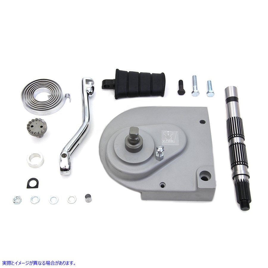 22-0213 キックスターターコンバージョンキット アルミニウム 取寄せ Vツイン Kick Starter Conversion Kit Aluminum (検索用／