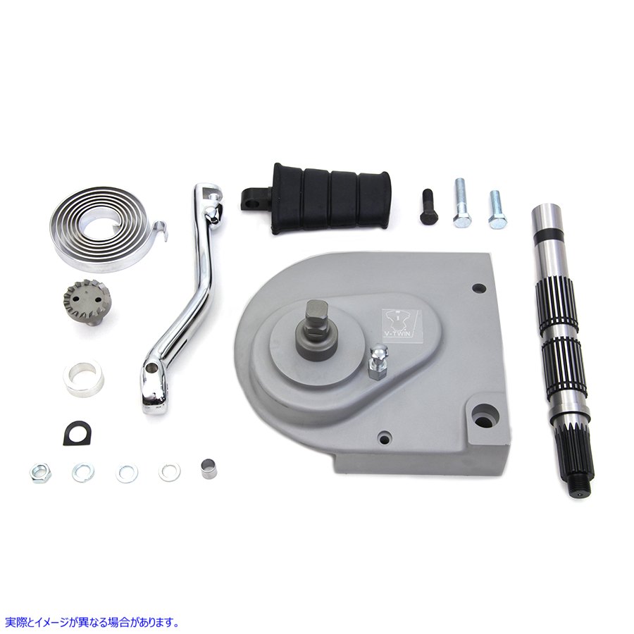 22-0213 5速スポーツスター用キックキット 1991-2003 アルミ ロゴ付 Kick Starter Conversion Kit Aluminum 取寄せ Vツイン (検索用／ V-Twin