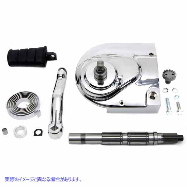 22-0220 5速スポーツスター用キックキット 1991-2003 クローム Kick Starter Conversion Kit Chrome 取寄せ Vツイン (検索用／ V-Twin