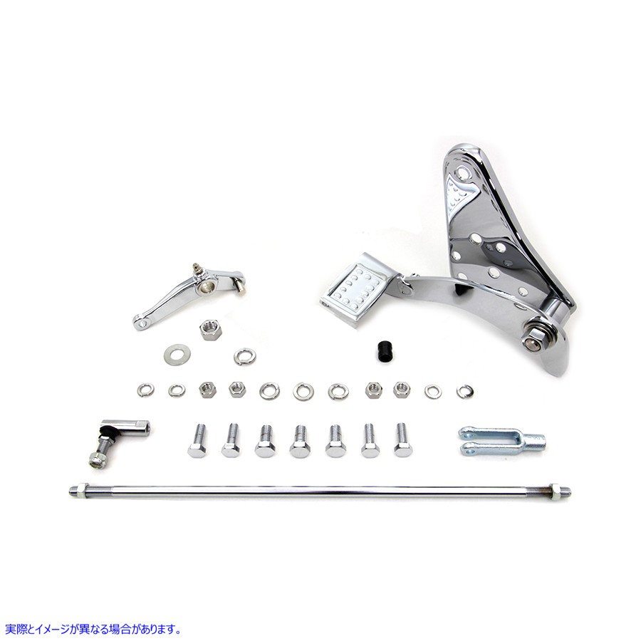 22-0340 ジョッキー シフター ペダル アセンブリ 取寄せ Vツイン Jockey Shifter Pedal Assembly (検索用／