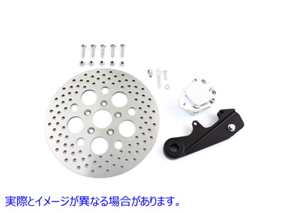 22-0357 GMA リア 2 ピストン キャリパーと 11-1/2 インチ ディスク キット 取寄せ Vツイン GMA Rear 2 Piston Caliper and 11-1