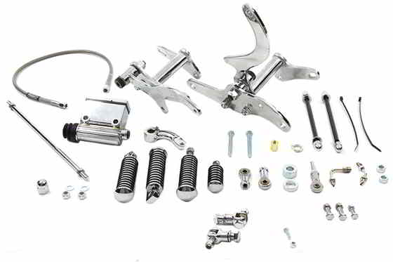 22-0391 ダニエル・ブーン フォワード コントロール キット クローム 取寄せ Vツイン Daniel Boone Forward Control Kit Chrome