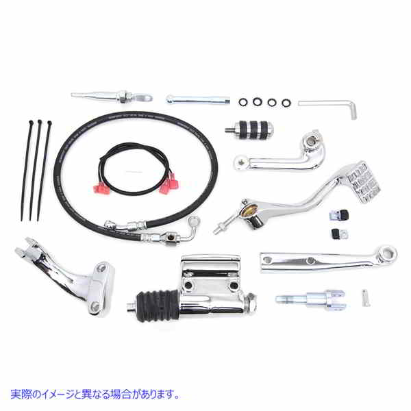 22-0460 XL ストック ミッド コントロール キット クローム 取寄せ Vツイン XL Stock Mid Control Kit Chrome (検索用／