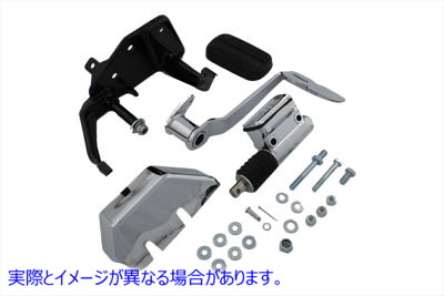22-0507 ブレーキコントロールキット クロームマスターシリンダー付き 取寄せ Vツイン Brake Control Kit with Chrome Master Cy