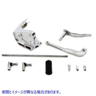 22-0523 シフターコントロールキット クローム 取寄せ Vツイン Shifter Control Kit Chrome (検索用／