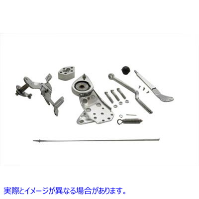 22-0590 ジョッキー シフター コントロール キット クローム 取寄せ Vツイン Jockey Shifter Control Kit Chrome (検索用／