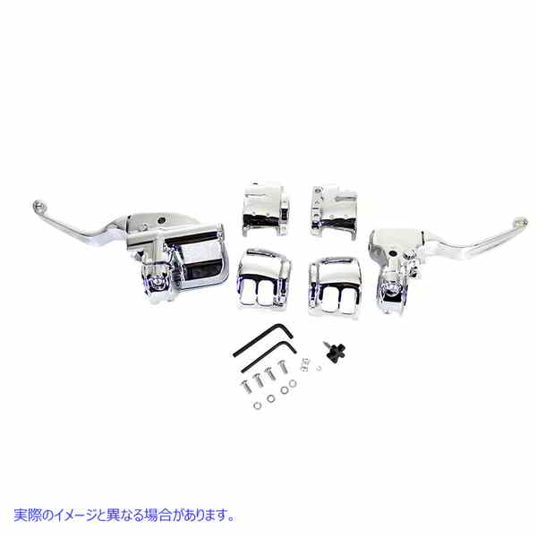 22-0600 ハンドルバー コントロール キット クローム 取寄せ Vツイン Handlebar Control Kit Chrome (検索用／