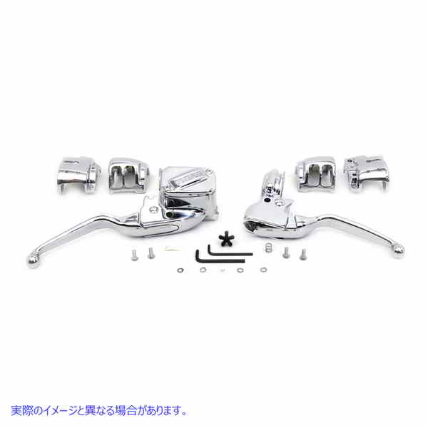22-0602 ハンドルバー コントロール キット クローム 取寄せ Vツイン Handlebar Control Kit Chrome (検索用／