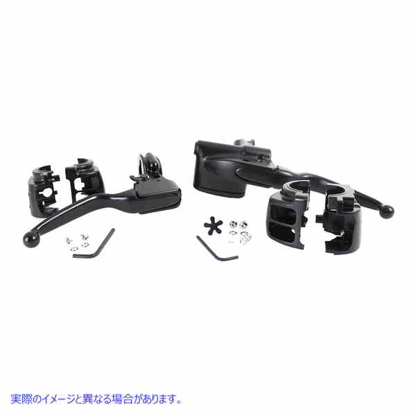 22-0603 ハンドルバー コントロール キット ブラック 取寄せ Vツイン Handlebar Control Kit Black (検索用／