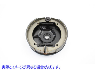 22-0709 リアメカニカルブレーキバッキングプレートキットブラック 取寄せ Vツイン Rear Mechanical Brake Backing Plate Kit Bl