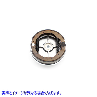 22-0728 リア ブレーキ バッキング プレート キット クローム 取寄せ Vツイン Rear Brake Backing Plate Kit Chrome (検索用／