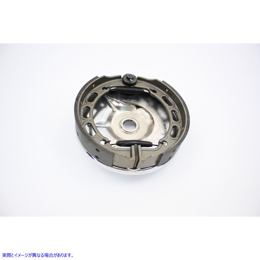 22-0745 リアメカニカルブレーキバッキングプレートキットクローム 取寄せ Vツイン Rear Mechanical Brake Backing Plate Kit Ch