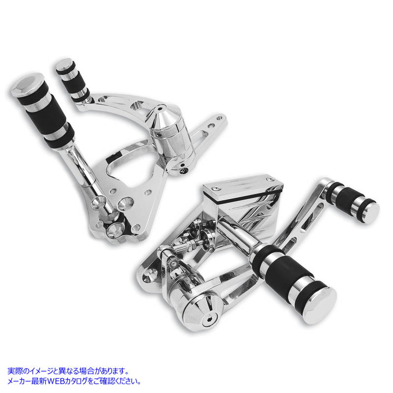 22-0760 ビレットフォワードコントロールキット クローム 取寄せ Vツイン Billet Forward Control Kit Chrome (検索用／