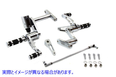 22-0769 【廃番】 マスターシリンダー付きビレットフォワードコントロールキット 取寄せ Vツイン Billet Forward Control Kit wi