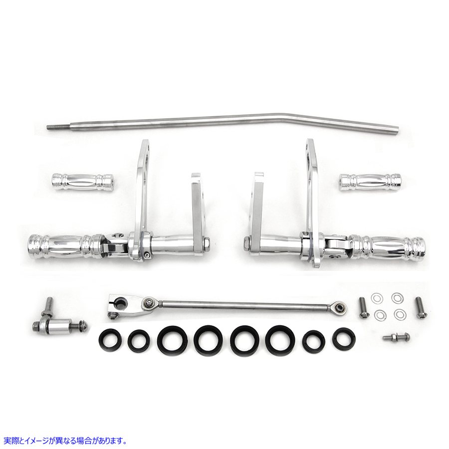 22-0779 ビレットフォワードコントロールキット ポリッシュ仕上げ 取寄せ Vツイン Billet Forward Control Kit Polished (検索用