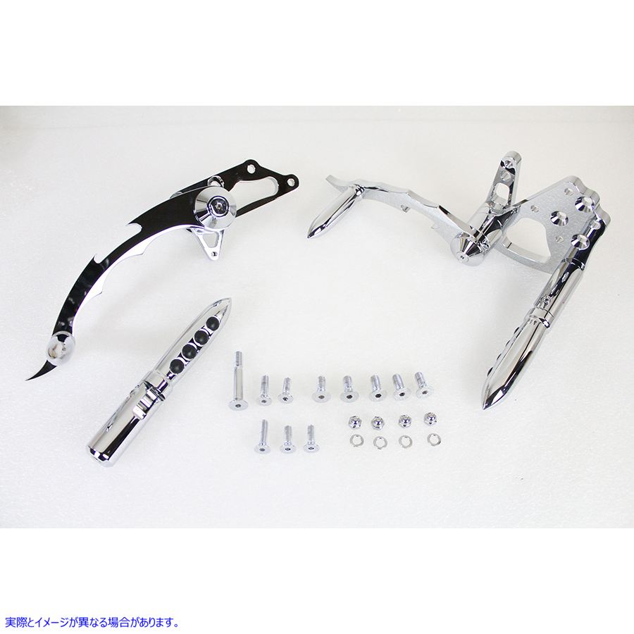22-0827 ビレットフォワードコントロールキット クローム 取寄せ Vツイン Billet Forward Control Kit Chrome (検索用／