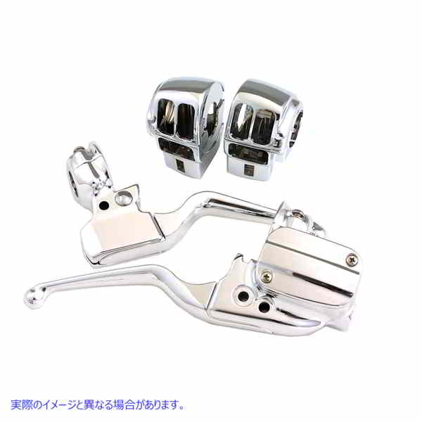 22-0880 クロームハンドルバーコントロールキット 取寄せ Vツイン Chrome Handlebar Control Kit (検索用／