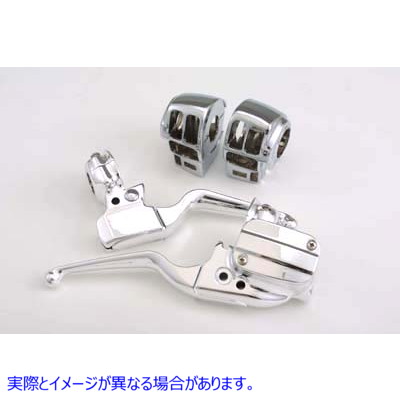 22-0881 クロームハンドルバーコントロールキット 取寄せ Vツイン Chrome Handlebar Control Kit (検索用／