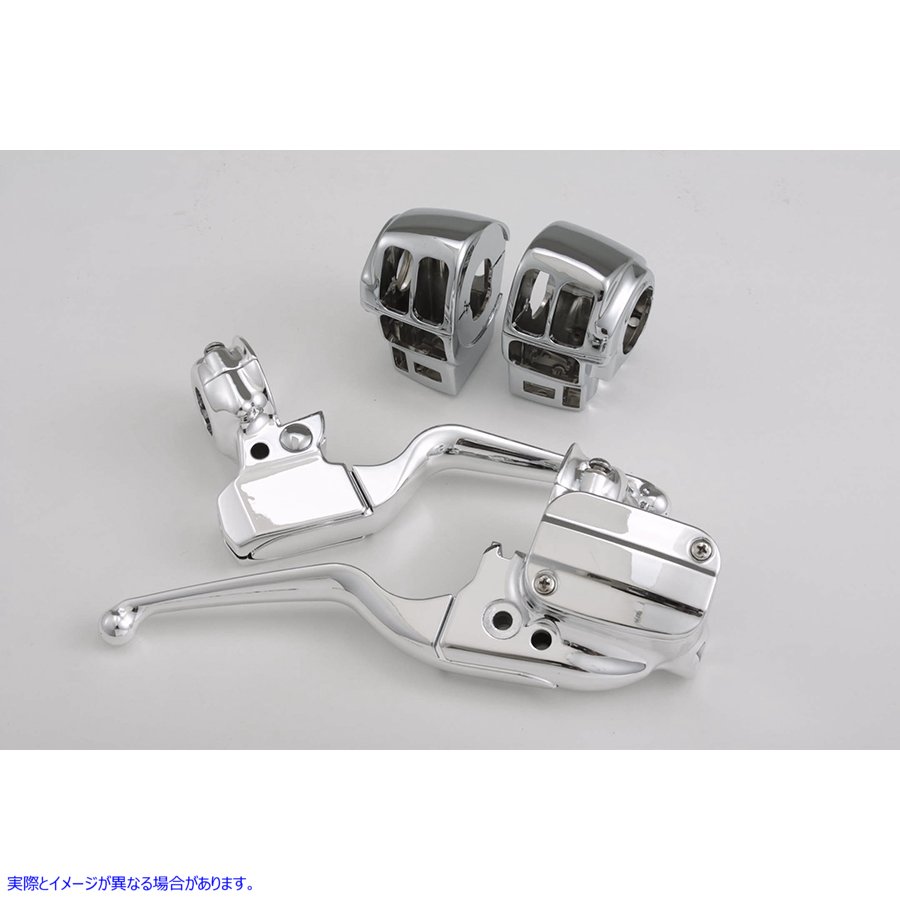 22-0882  取寄せ Vツイン Chrome Handlebar Control Kit (検索用／