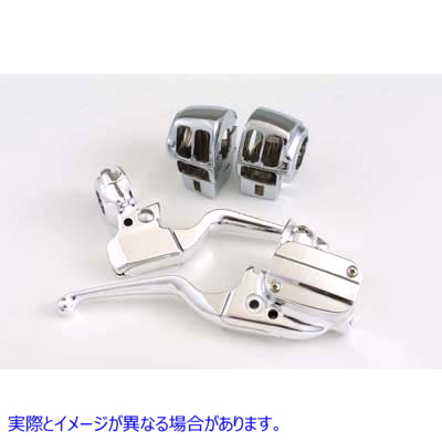 22-0883 クロームハンドルバーコントロールキット 取寄せ Vツイン Chrome Handlebar Control Kit (検索用／