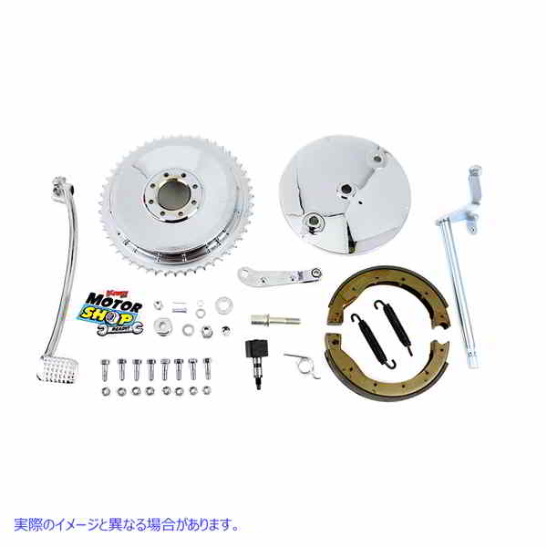 22-0888 リアブレーキキット クローム Rear Brake Kit Chrome 取寄せ Vツイン (検索用／