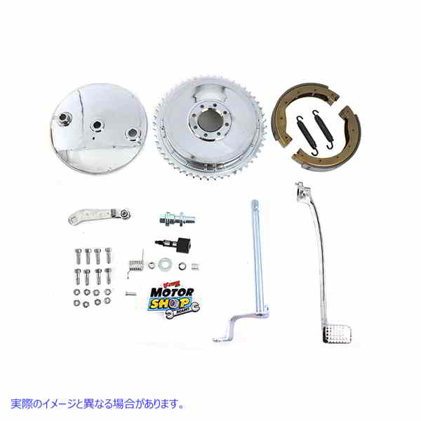 22-0890 リアブレーキキット クローム 取寄せ Vツイン Rear Brake Kit Chrome (検索用／