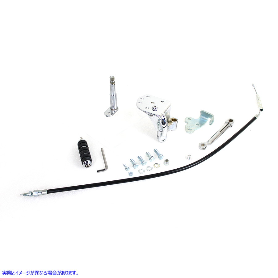 22-0953 クローム ジョッキーフット クラッチ キット 取寄せ Vツイン Softail Jockey Foot Clutch Kit (検索用／