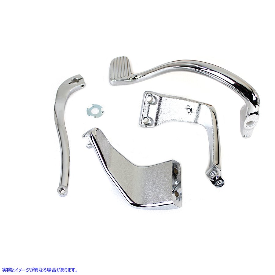 22-0956 クローム ファーザー フォワード ミッド コントロール キット 取寄せ Vツイン Chrome Further Forward Mid Control Kit