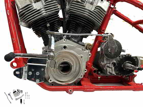 22-1015 クローム シフター コントロール キット 取寄せ Vツイン Chrome Shifter Control Kit (検索用／