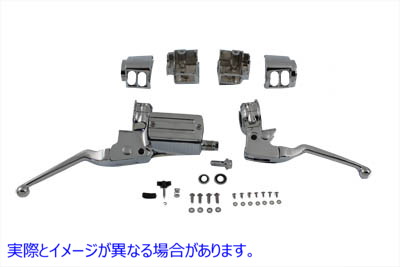 22-1069 クロームハンドルバーコントロールキット 取寄せ Vツイン Chrome Handlebar Control Kit (検索用／