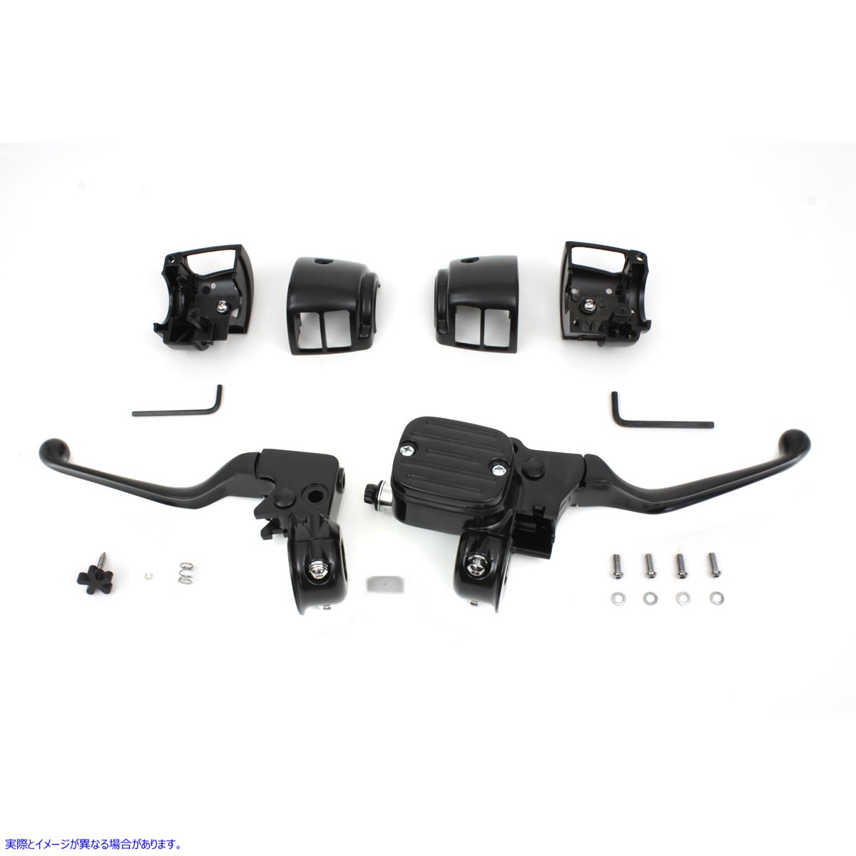 22-1160 ハンドルバー コントロール キット ブラック 取寄せ Vツイン Handlebar Control Kit Black (検索用／