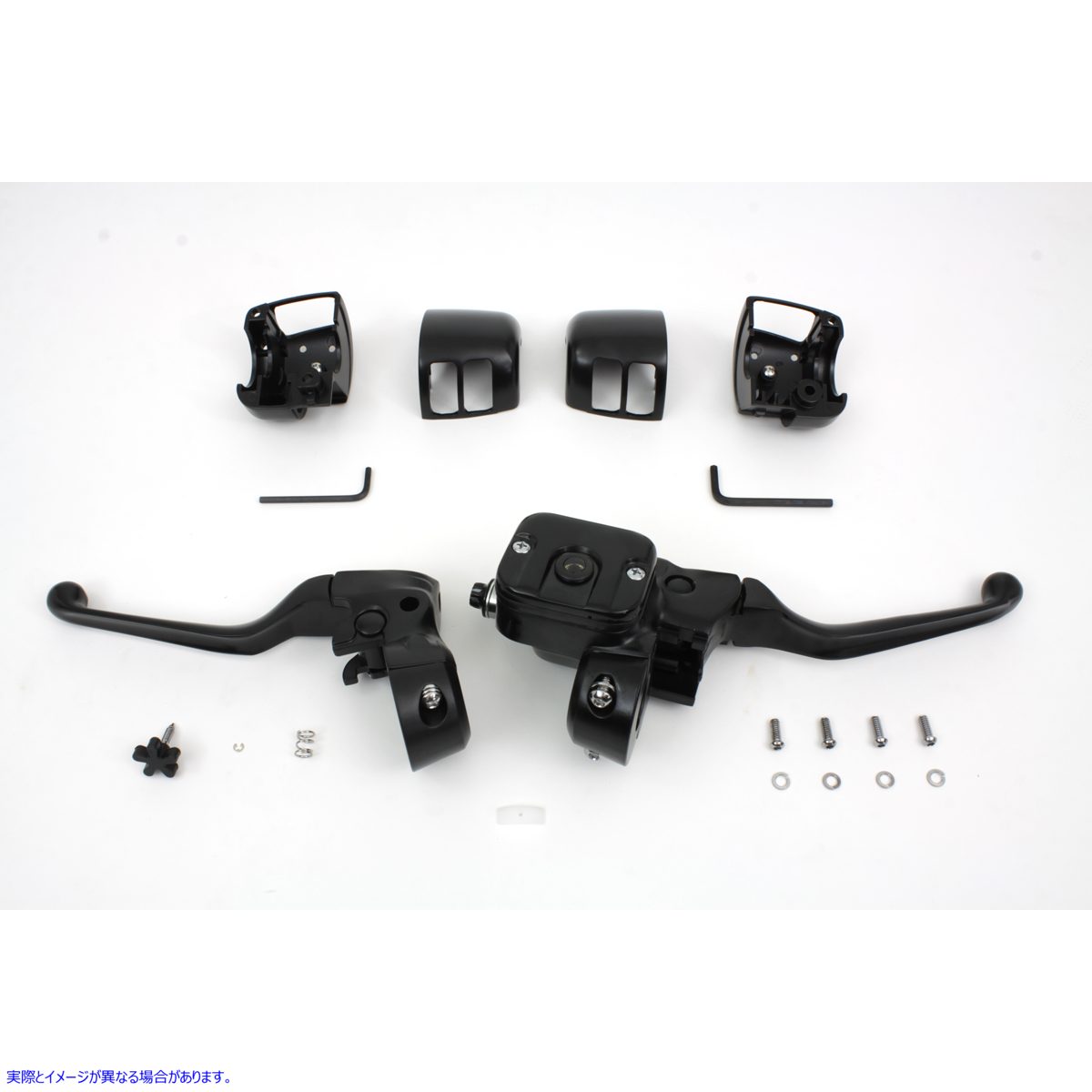 22-1161 スムーズ コンター ハンドルバー コントロール キット ブラック 取寄せ Vツイン Smooth Contour Handlebar Control Kit