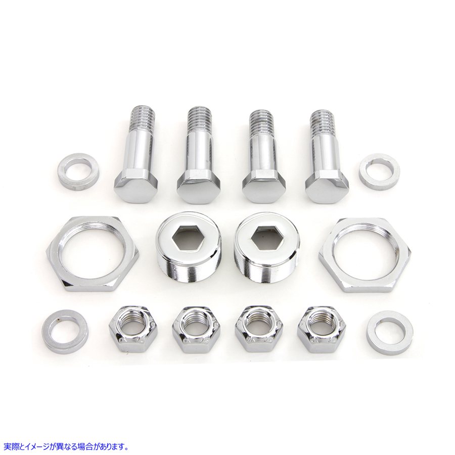 2213-16T クロームロッカーボルトキット 取寄せ Vツイン Chrome Rocker Bolt Kit (検索用／