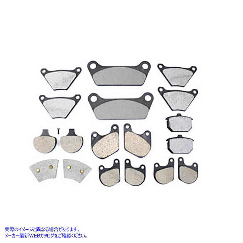 23-0000 各種ブレーキパッドキット 取寄せ Vツイン Assorted Brake Pad Kit (検索用／