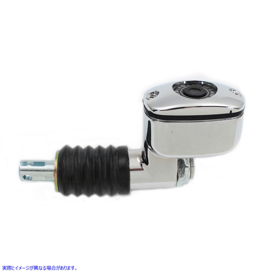 23-0013 クローム リア ブレーキ マスター シリンダー アセンブリ 取寄せ Vツイン Chrome Rear Brake Master Cylinder Assembly