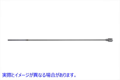 23-0398 リアメカニカルブレーキロッド全長24インチ 取寄せ Vツイン Rear Mechanical Brake Rod 24 inch Overall Length (検索用