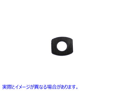 23-0416 リアブレーキバッキングロックプレート ブラック 取寄せ Vツイン Rear Brake Backing Lock Plate Black (検索用／44475-