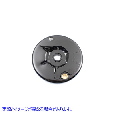 23-0420 レプリカ リア ブレーキ シュー バッキング プレート ブラック 取寄せ Vツイン Replica Rear Brake Shoe Backing Plate
