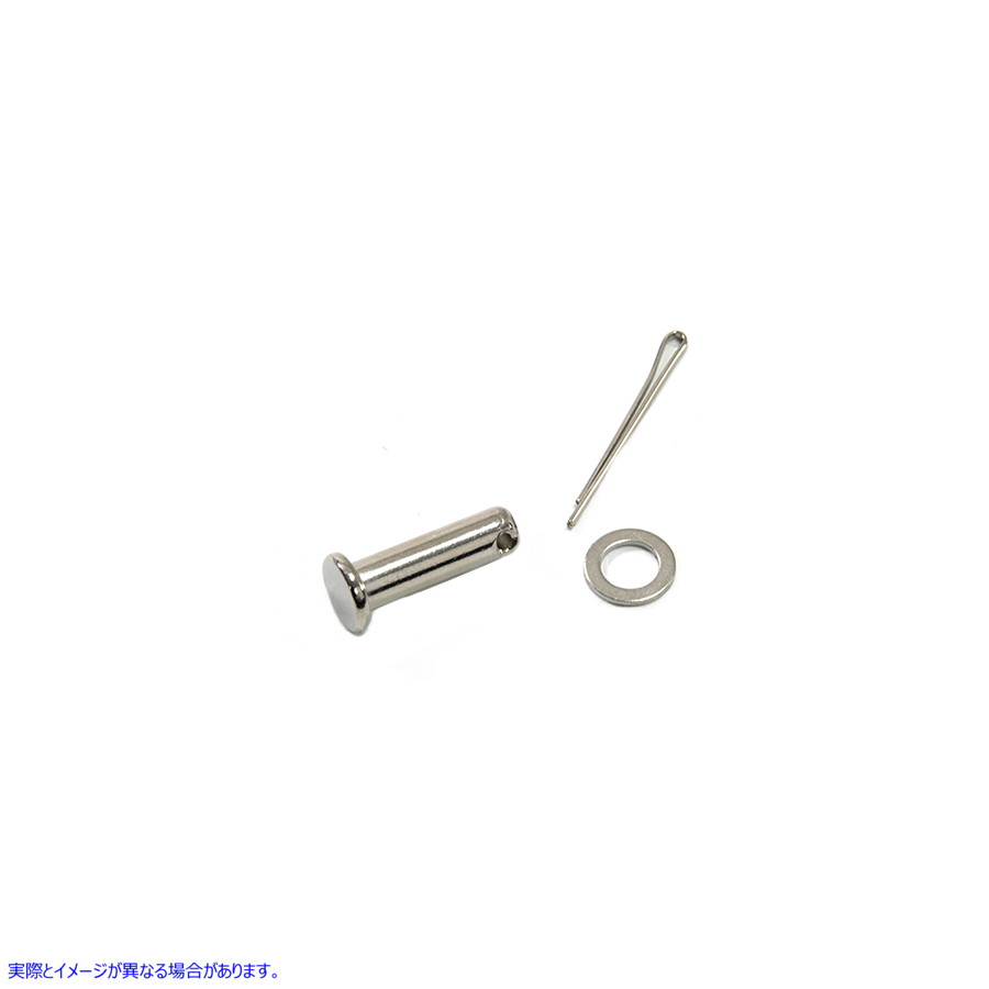 23-0421 ブレーキ ペダル 亜鉛クレビス ピン 取寄せ Vツイン Brake Pedal Zinc Clevis Pin (検索用／42269-30 510