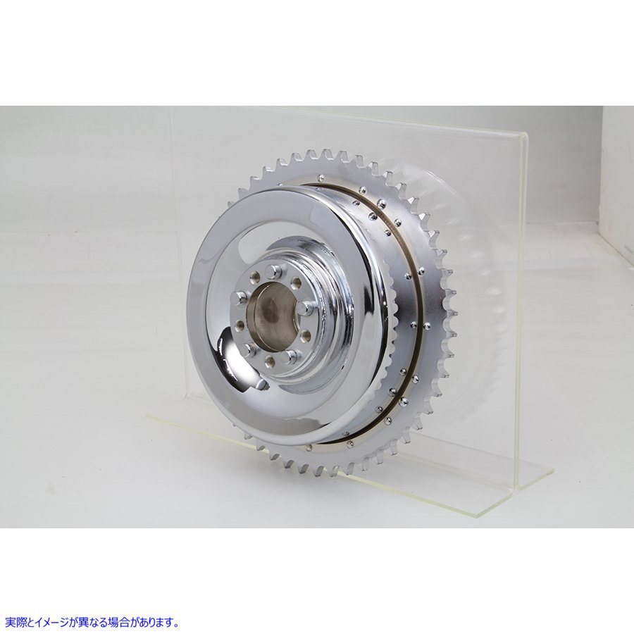 23-0429 メカニカルブレーキドラムクローム 取寄せ Vツイン Mechanical Brake Drum Chrome (検索用／41400-37