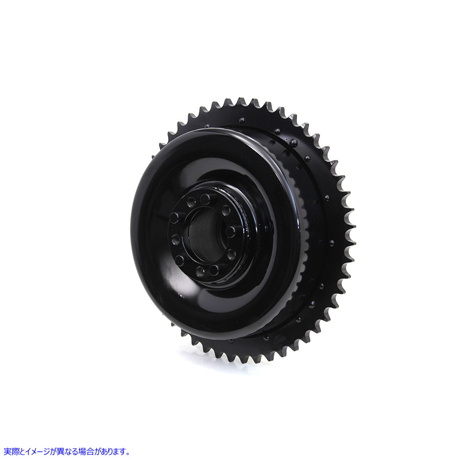 23-0430 リアメカニカルブレーキドラムブラック 取寄せ Vツイン Rear Mechanical Brake Drum Black (検索用／41400-37