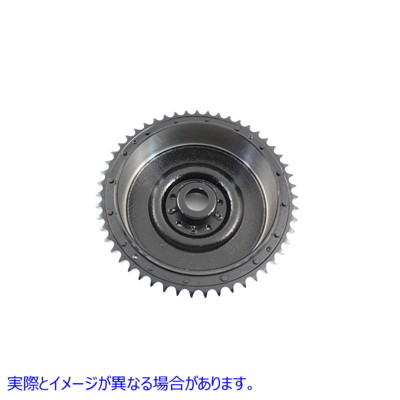 23-0434 リア油圧ブレーキドラム ブラック 取寄せ Vツイン Rear Hydraulic Brake Drum Black (検索用／41400-63