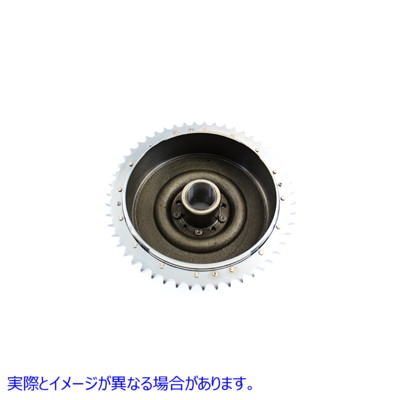 23-0435 リア油圧ブレーキドラムクローム 取寄せ Vツイン Rear Hydraulic Brake Drum Chrome (検索用／41400-67